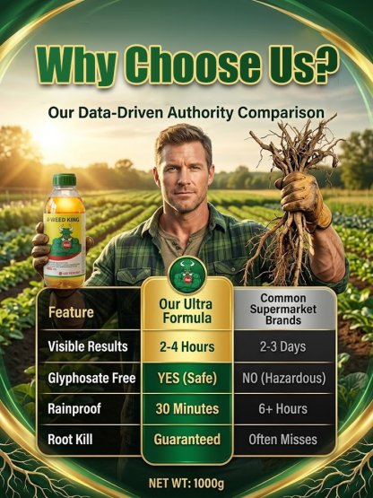 Herbicide and root rot control agent | 3-Hour Fast Acting Root Destroyer | 100%Plant Safe