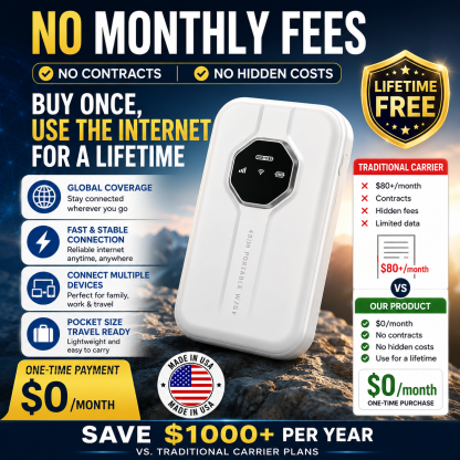 【NO DIRECT DEBITS】Portable AI Satellite Wi-Fi ✨✨✨ 100% Subscription-Free ✨✨✨
