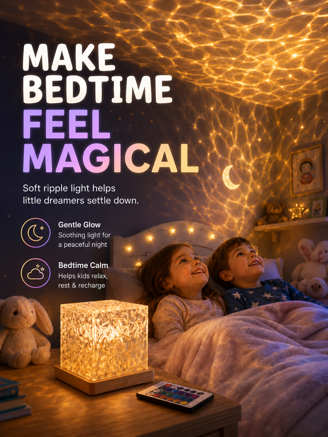 🌊 TURN YOUR CEILING INTO A LIVING OCEAN — AND YOUR ROOM INTO A BREATHTAKING AURORA SKY! 🌌 OceanWave Aurora Projector Light — One Tap Floods Your Space with Rolling Waves, Dreamlike Colours and Mesmerising Light. ✨