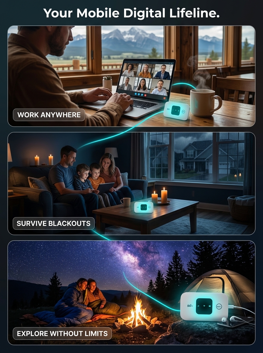 🌍One-Time Purchase for Lifetime Free Global 4K Internet — No SIM, No Monthly Fees, No Signal Dead Zones!🚀