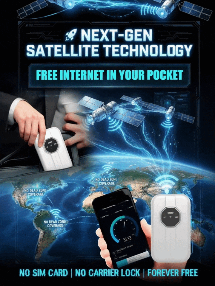 【NO DIRECT DEBITS】Portable AI Satellite Wi-Fi ✨ 100% Subscription-Free ✨
