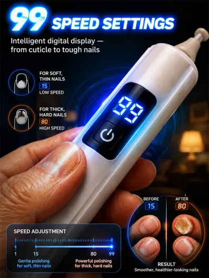 [Say goodbye to nail fungus&Get Perfect Nails Quickly] Electric Nail Polisher