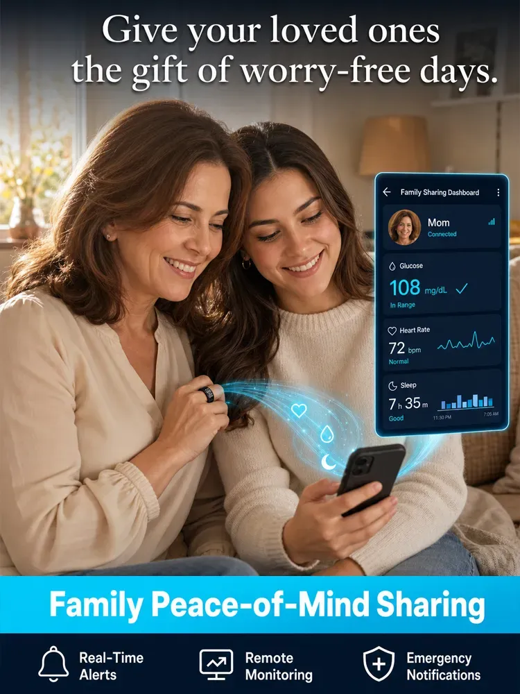 🚀 YOUR ENTIRE DAY OF HEALTH DATA — WRAPPED AROUND ONE FINGER! 💍⚡ The 24/7 Smart Health Ring That Tracks Your Body Day & Night — No Bulky Watch, No Complicated Routine, Just Continuous Insights While You Live and Sleep.
