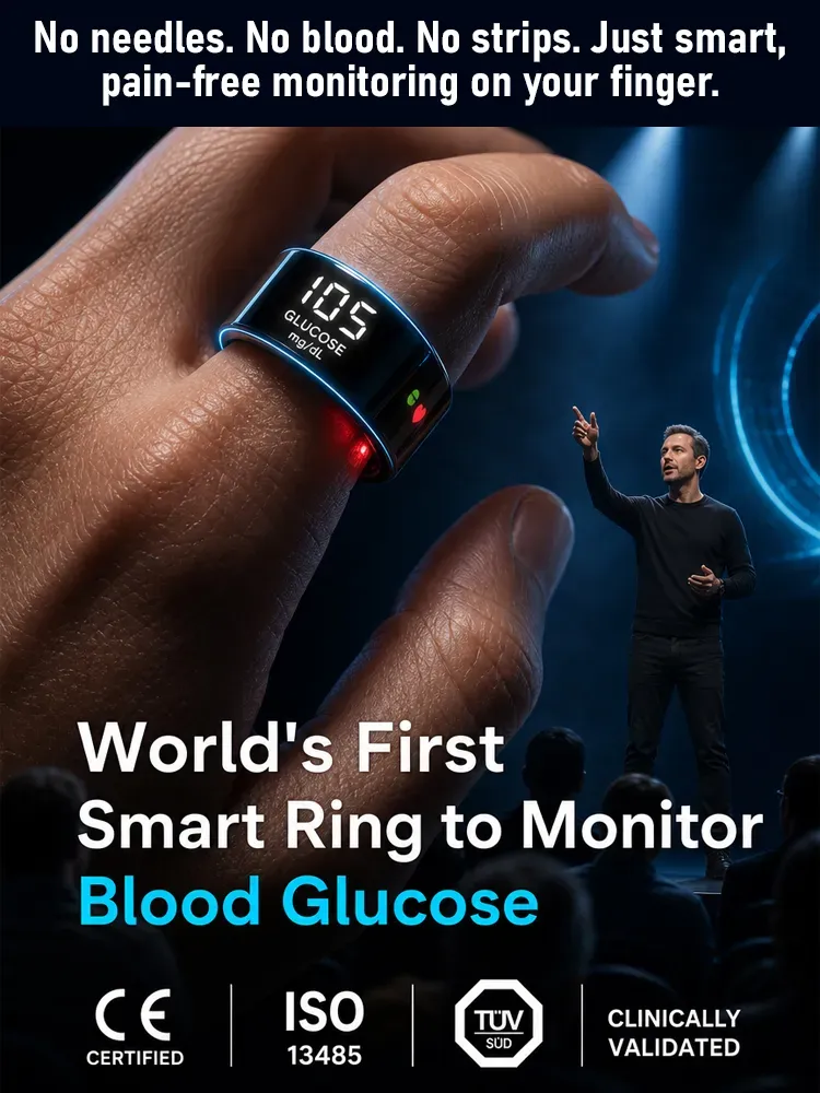 🚀 YOUR ENTIRE DAY OF HEALTH DATA — WRAPPED AROUND ONE FINGER! 💍⚡ The 24/7 Smart Health Ring That Tracks Your Body Day & Night — No Bulky Watch, No Complicated Routine, Just Continuous Insights While You Live and Sleep.