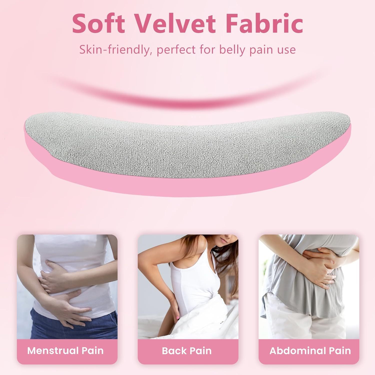 Heating Pads Period Cramps,6 Heat Levels and 6 Massage Modes
