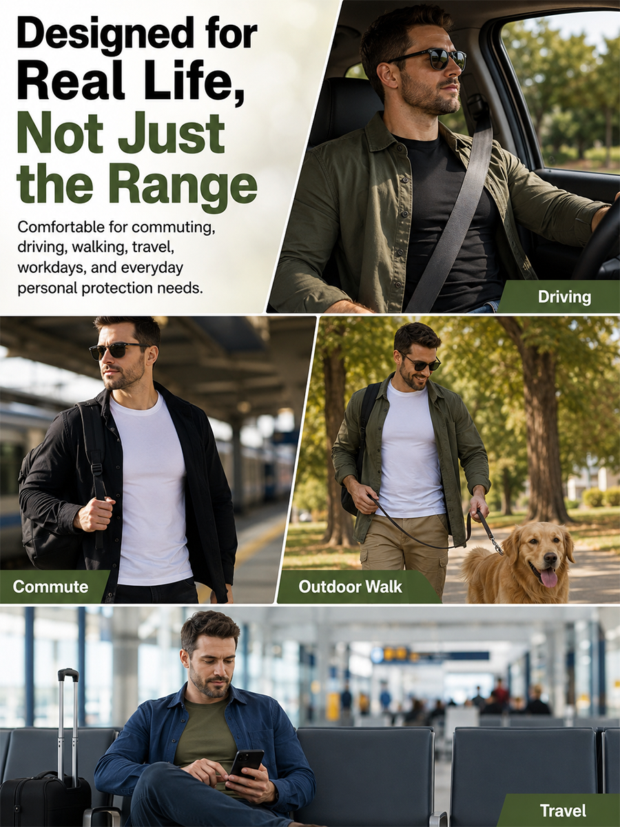 Concealed Carry Holster Shirt – Comfortable, Discreet & Built for Everyday Wear