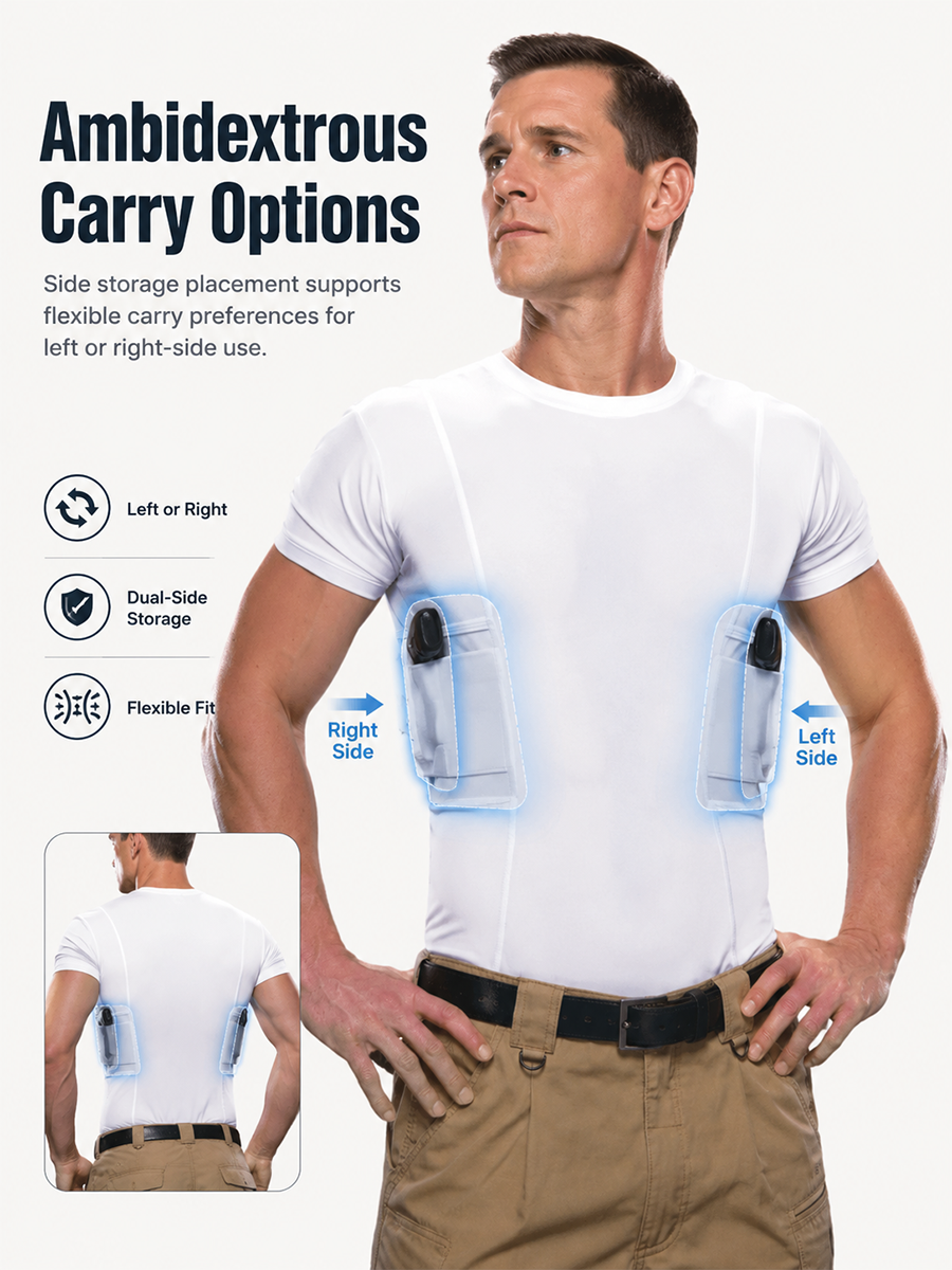 Concealed Carry Holster Shirt – Comfortable, Discreet & Built for Everyday Wear