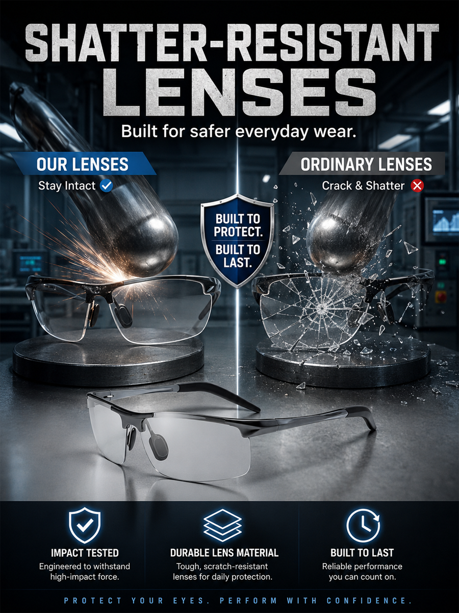 One Pair of Glasses for Day & Night Driving