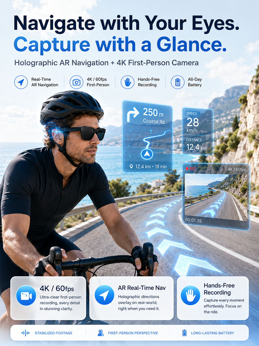 AI Smart Translation Glasses — See More. Hear More. Connect Without Limits.