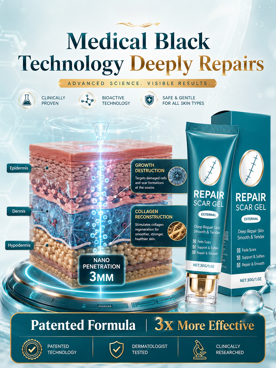 Medical Silicone Scar Repair Gel | Fade Scars & Restore Smooth-Looking Skin