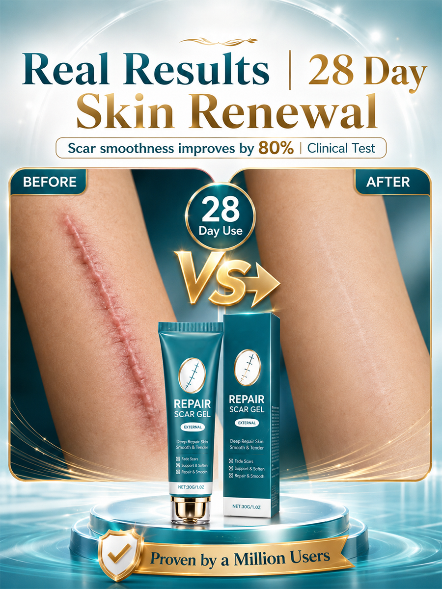 Medical Silicone Scar Repair Gel | Fade Scars & Restore Smooth-Looking Skin