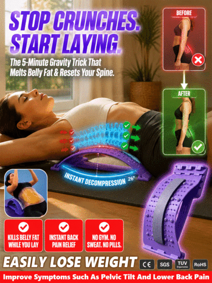 🔥 Lie Down & Lose Weight — Sculpt a Flatter, Tighter Waist Effortlessly!