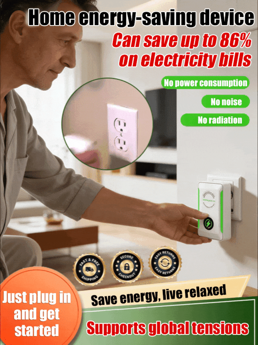 Smart Plug-In Energy Saver – Compact Power Stabilizer for Home & Office