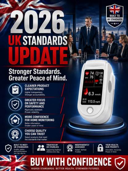 Medisana Pulse Oximeter - 💉 No injection required, blood sugar and blood pressure can be measured in 3-5 seconds!