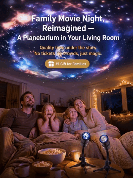 Creative Galaxy Projector⭐In just one second, you can transform your bedroom or car into a 360° dreamlike Galaxy world🪐