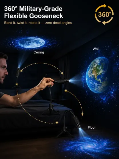 Creative Galaxy Projector⭐In just one second, you can transform your bedroom or car into a 360° dreamlike Galaxy world🪐