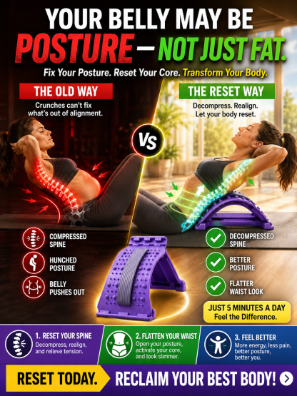 🔥 LIE DOWN FOR MINUTES — SEE A FLATTER, TIGHTER-LOOKING WAIST! 🔥 The Effortless Waist-Sculpting Stretcher Designed to Make Your Midsection Look More Defined — Fast! ⚡