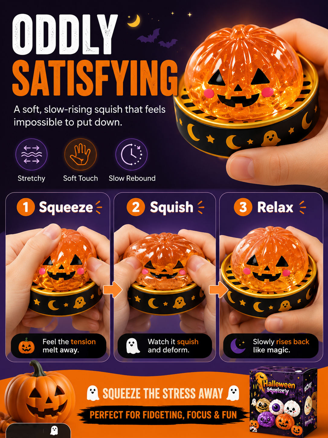 🎃 OPEN THE STEAMER — UNBOX A GLITTER DUMPLING SURPRISE YOU’LL WANT TO SQUEEZE ALL DAY! ✨ The Adorable Blind Box Squishy That Combines Sparkling Dumplings, Addictive Squeeze Fun and Collectible Surprises in One Tiny Steamer. 👻💥