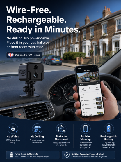 🚀The Smarter Way to Protect Your Home— No Wires. No Contracts. No Installer Needed.🔥The first 100 customers will receive a 16GB memory card