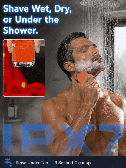 【German precision engineering, a best-selling shaver in Europe and America!】The new generation dual-head pocket shaver，Instant shaving, haircutting, and hair removal in just 1 second! Suitable for the whole family!