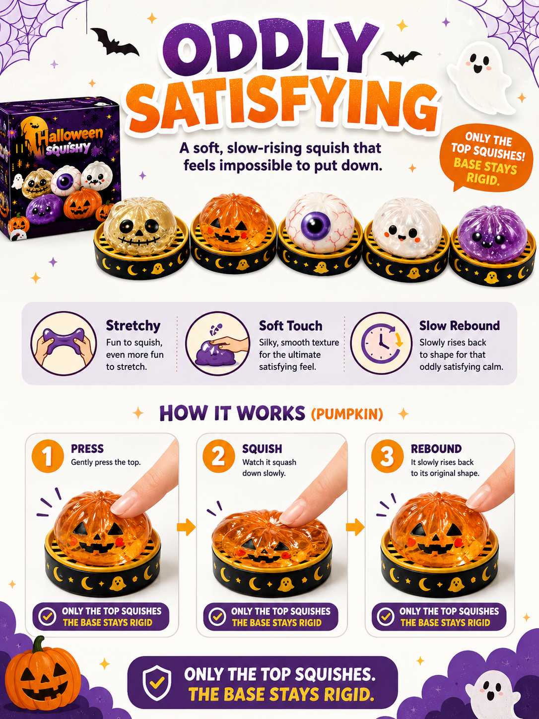 🎃 OPEN THE STEAMER — UNBOX A GLITTER DUMPLING SURPRISE YOU’LL WANT TO SQUEEZE ALL DAY! ✨ The Adorable Blind Box Squishy That Combines Sparkling Dumplings, Addictive Squeeze Fun and Collectible Surprises in One Tiny Steamer. 👻💥