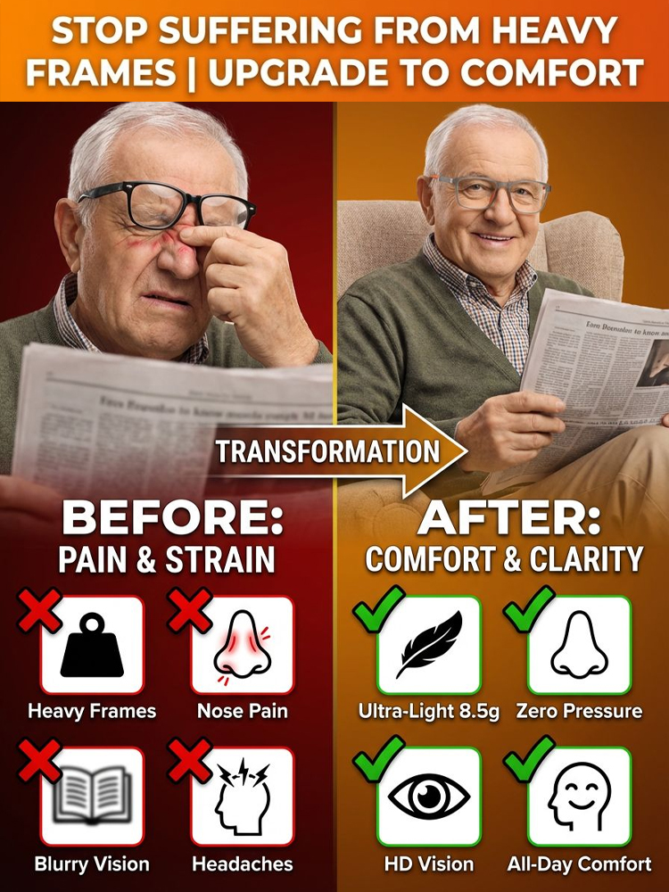 👓✨ Smart zoom photosensitive glasses, one pair covers both near and far vision with no need to switch other glasses. Built-in smart sensor auto-tints outdoors and turns into professional sunglasses in seconds 🕶️.