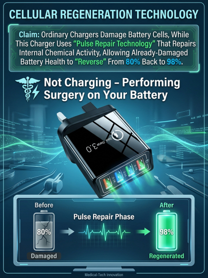 【Improve Your Phone's Battery Life】⚡Four-in-1 Travel Charger🚀 Make your 4-year-old smartphone charge faster than a new one