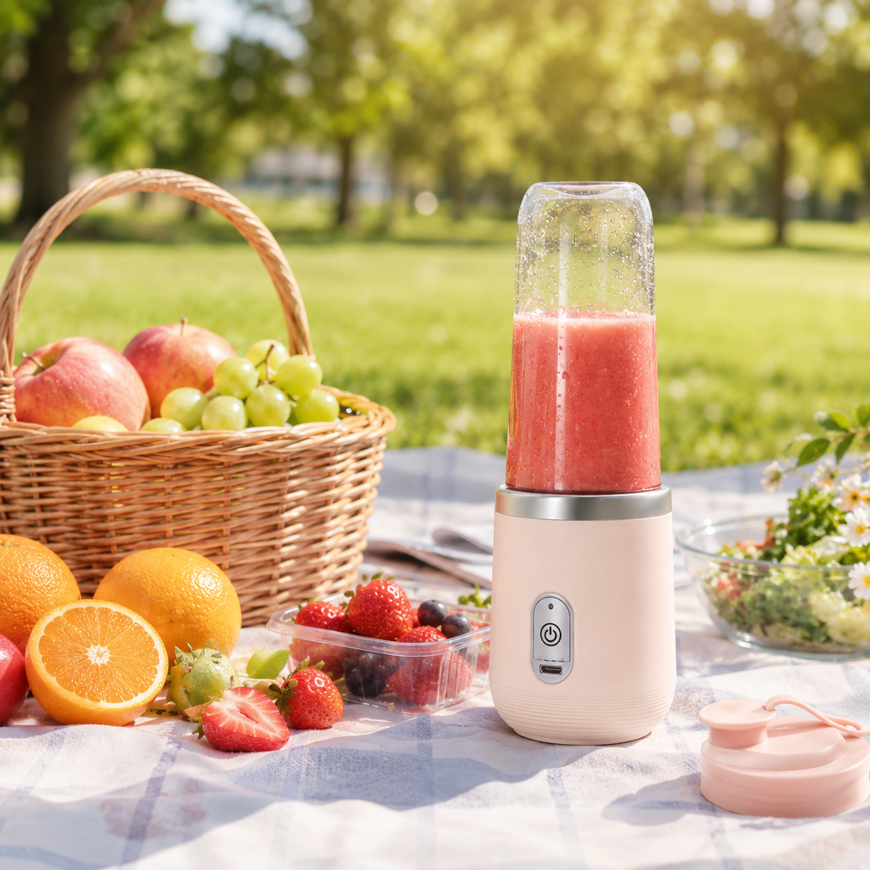 Grenzüberschreitender Bestseller: Mini-Mixer & Entsafter — Wiederaufladbarer, tragbarer und kompakter Personal-Entsafter (USB-betrieben) — Ideal für Studenten und den Heimgebrauch