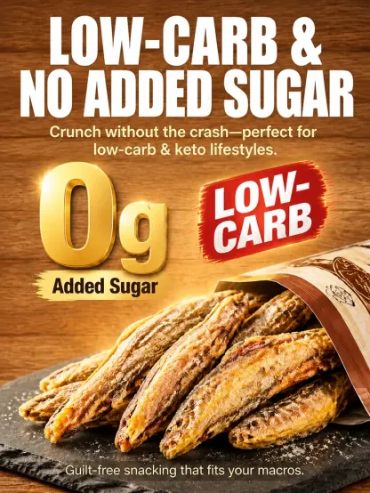 Ready-to-eat crispy and delicious dried yellow croaker ❤ Non-fried, low-calorie