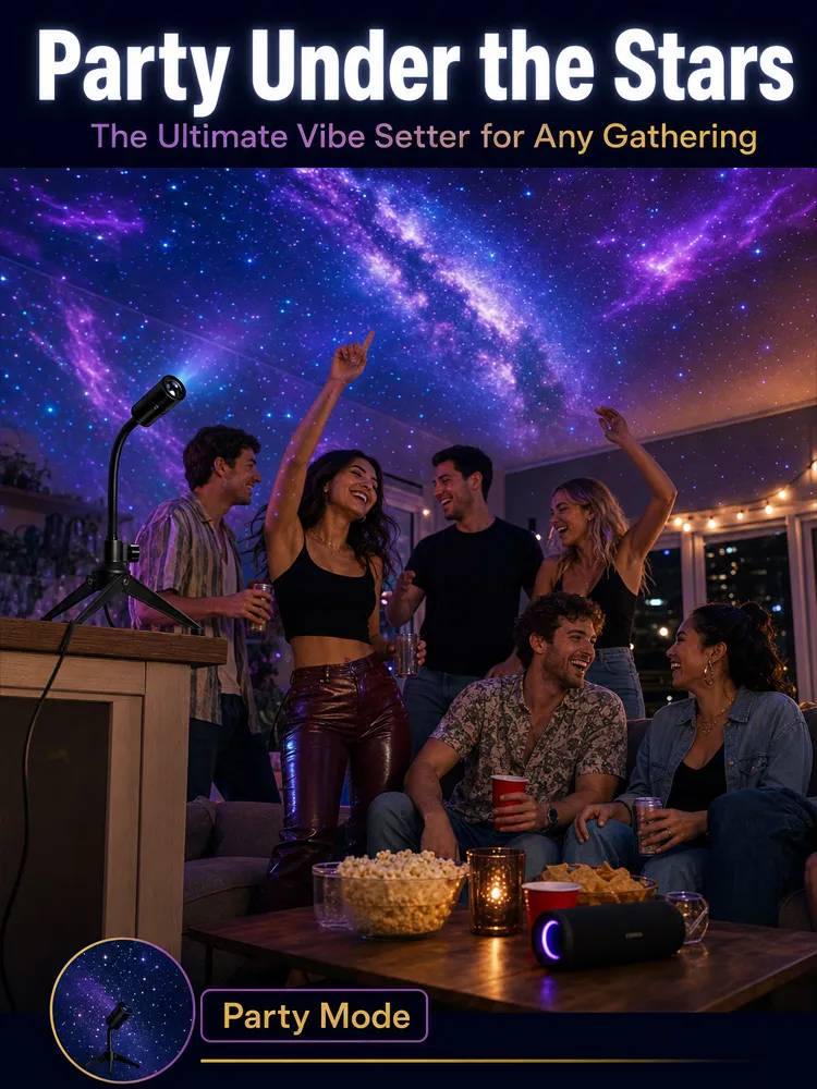 Creative Galaxy Projector⭐In just one second, you can transform your bedroom or car into a 360° dreamlike Galaxy world🪐