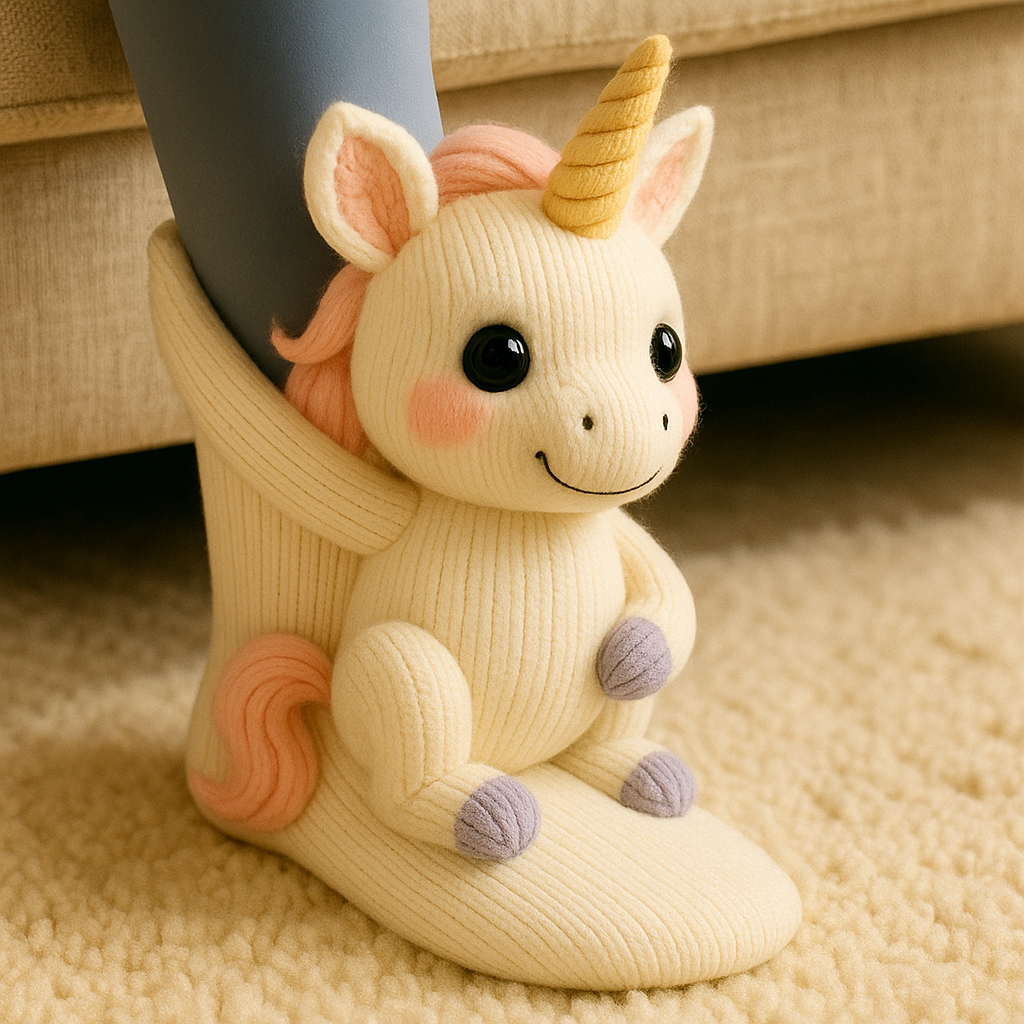 Socks Animal 3D House Non Slip Warm Design
