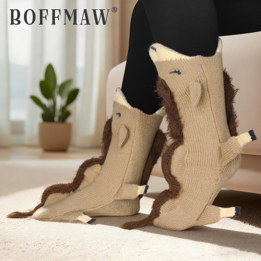Camel Knit Socks – Funny Novelty Animal Socks