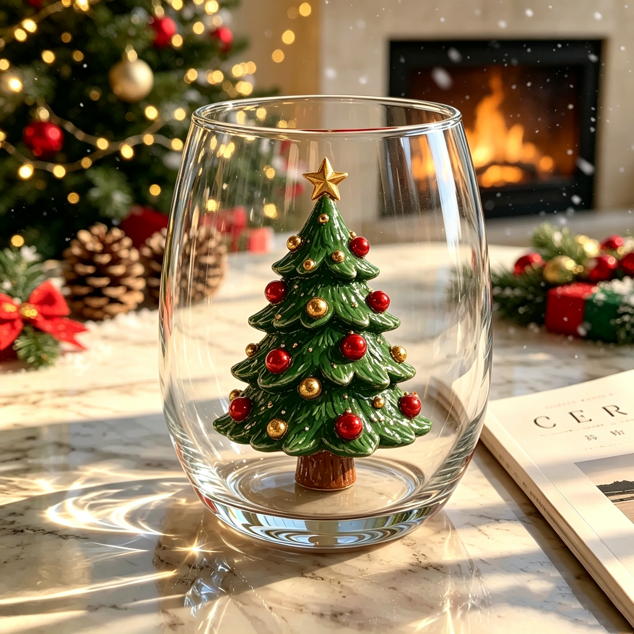 🎅49% OFF –Christmas Character Glass Cup Collection🎁