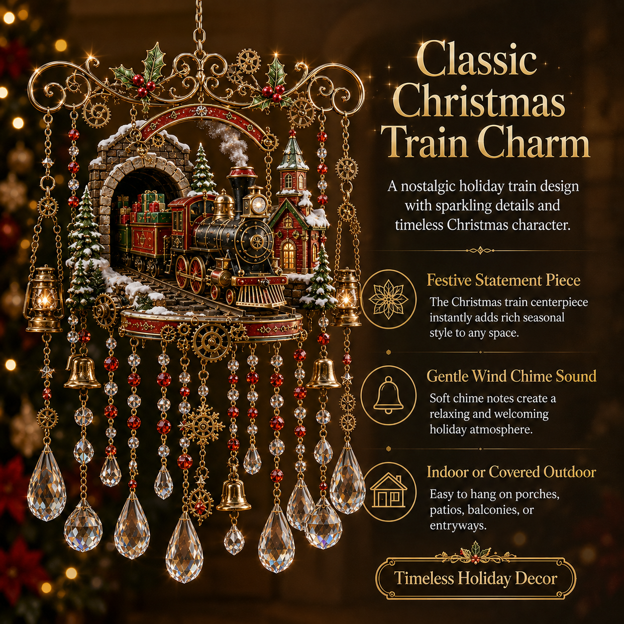 🎁LAST DAY — LIMITED TIME 49% OFF！Magical Christmas Wind Chime