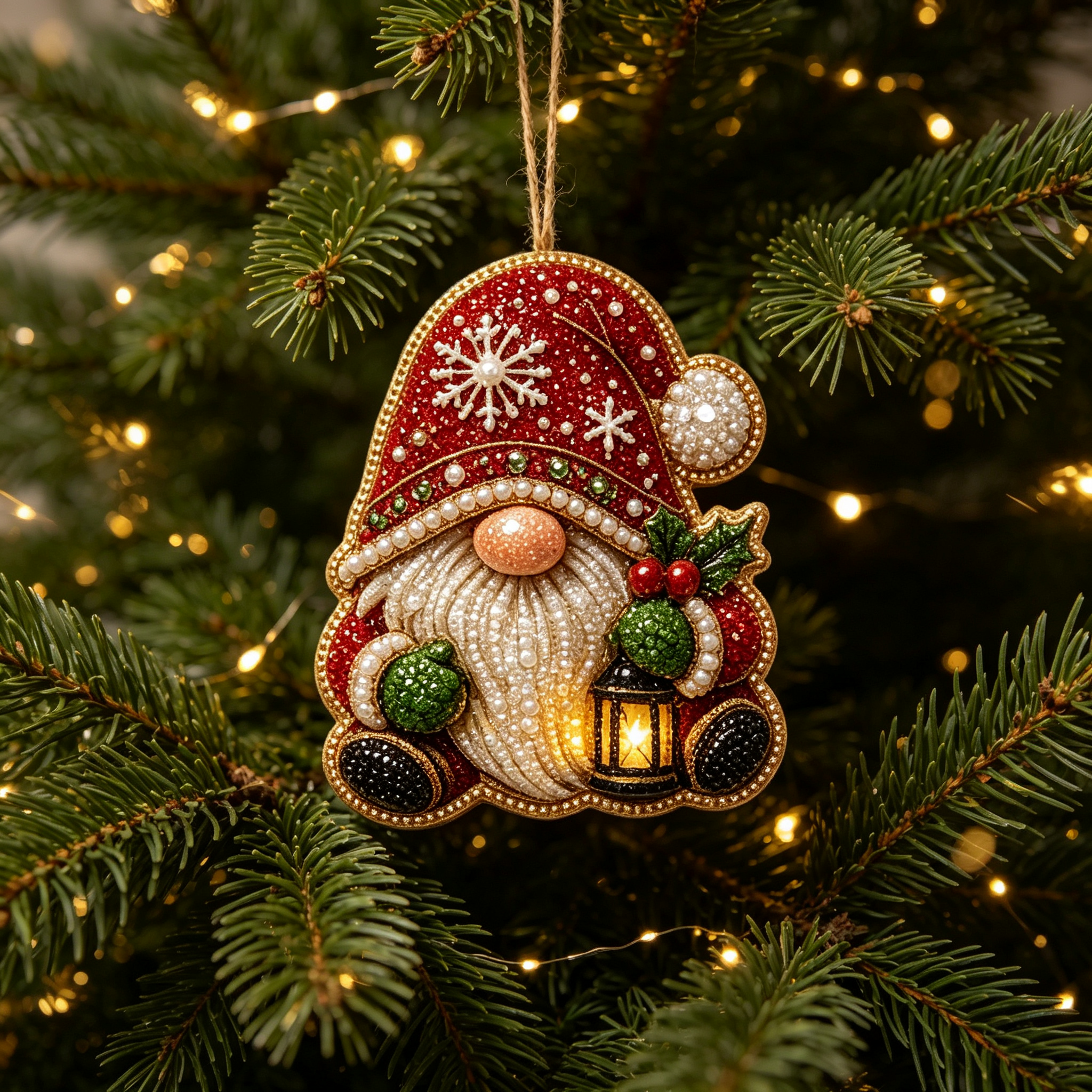 Sparkling Jeweled Christmas Ornament Collection – Elegant Holiday Keepsake Decorations