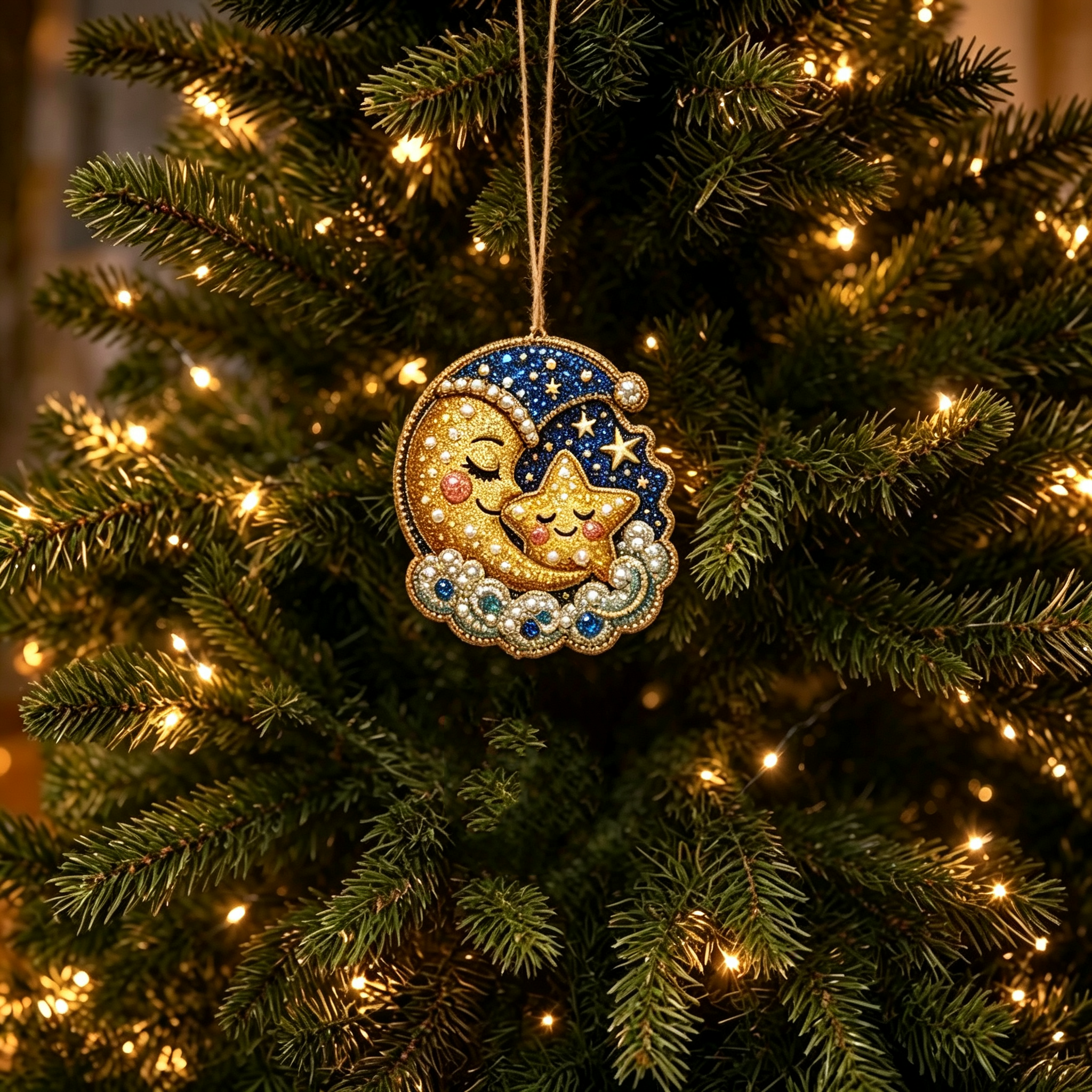 Sparkling Jeweled Christmas Ornament Collection – Elegant Holiday Keepsake Decorations