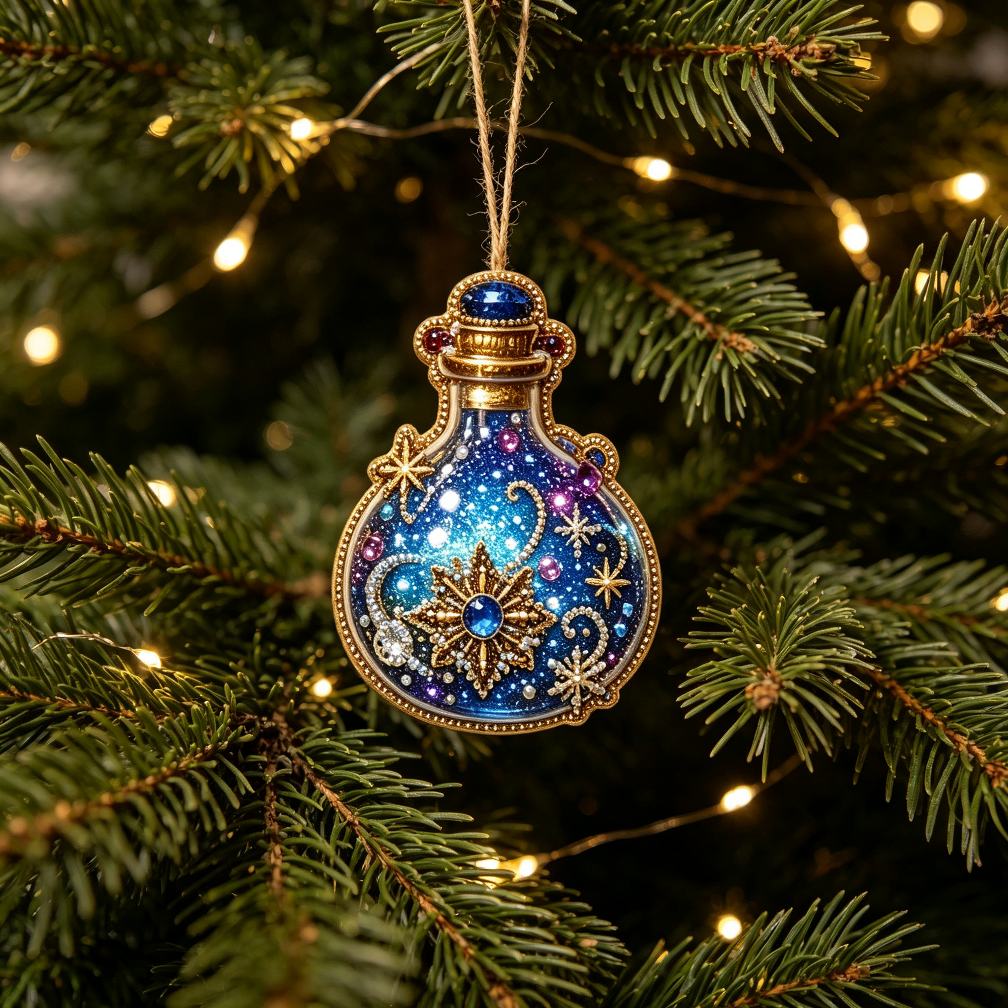 Sparkling Jeweled Christmas Ornament Collection – Elegant Holiday Keepsake Decorations