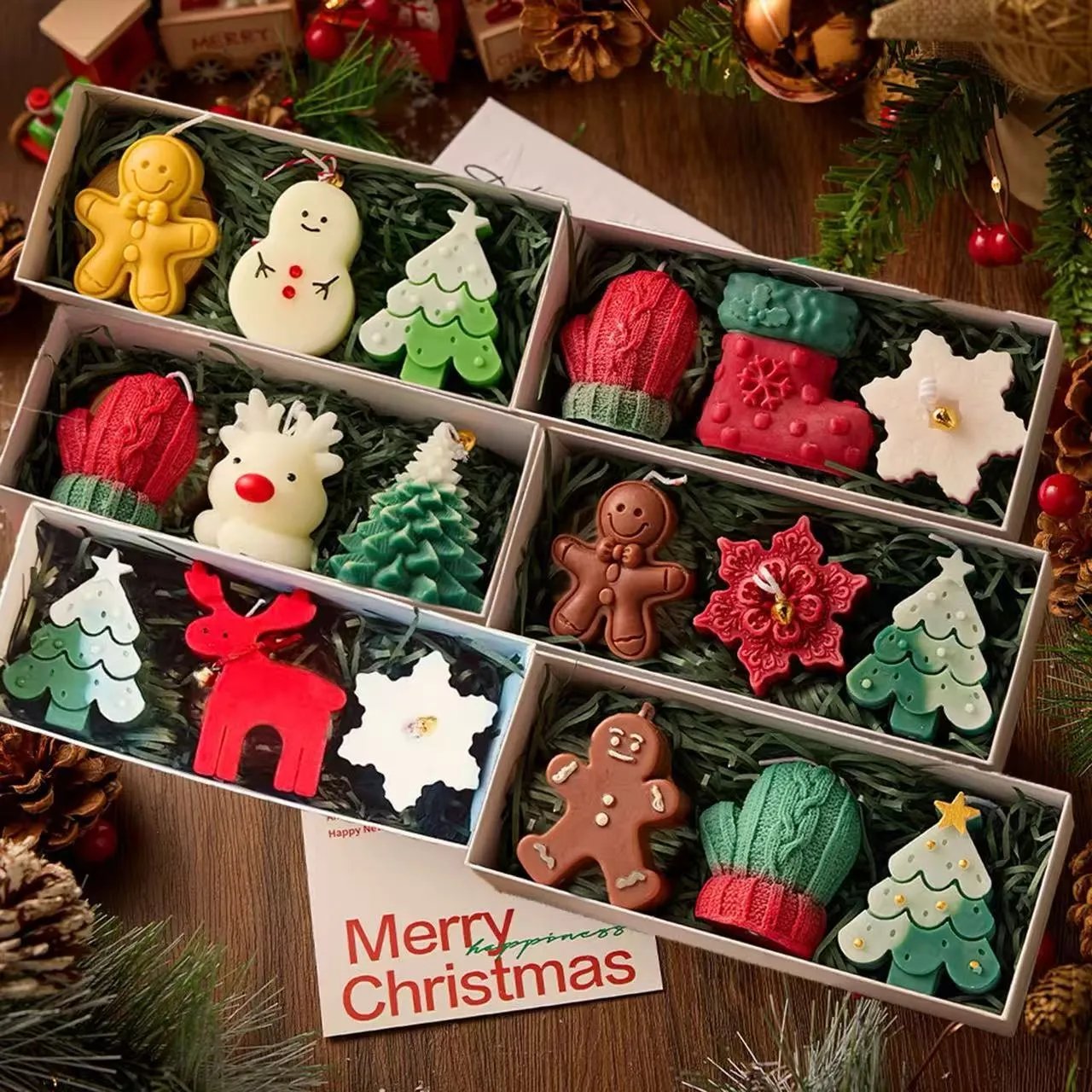 🎅Christmas Early Discount 50% Off✨Handmade Christmas Scented Candle Gift Set: A Festive Essential for Atmosphere & Gifting🕯️🎄