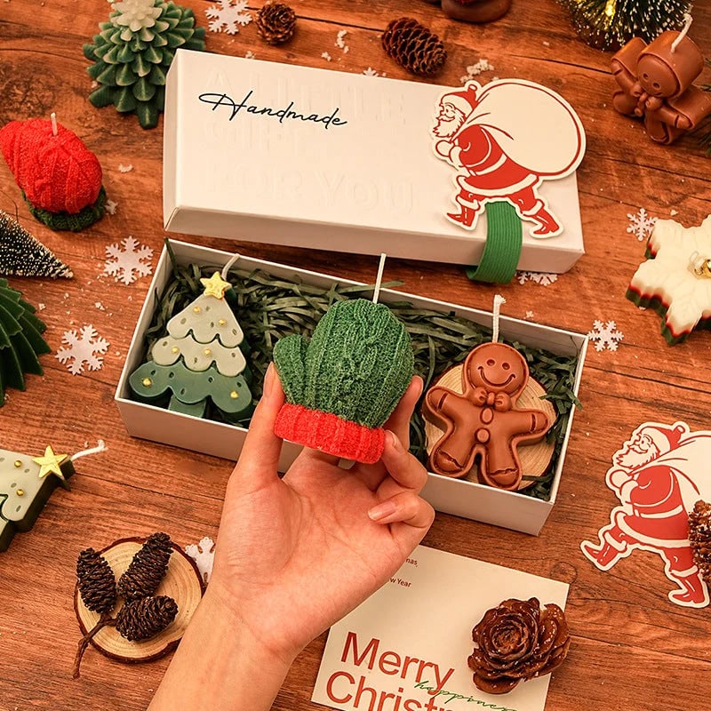 🎅Christmas Early Discount 50% Off✨Handmade Christmas Scented Candle Gift Set: A Festive Essential for Atmosphere & Gifting🕯️🎄