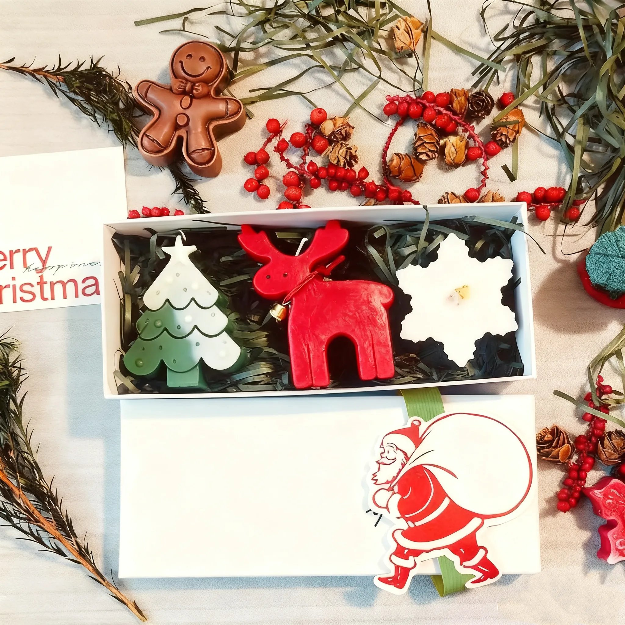 🎅Christmas Early Discount 50% Off✨Handmade Christmas Scented Candle Gift Set: A Festive Essential for Atmosphere & Gifting🕯️🎄