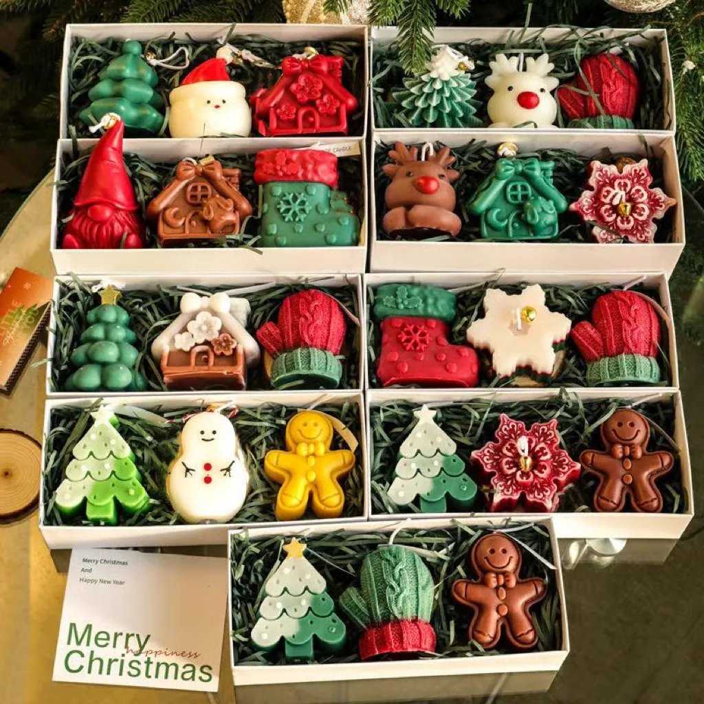 🎅Christmas Early Discount 50% Off✨Handmade Christmas Scented Candle Gift Set: A Festive Essential for Atmosphere & Gifting🕯️🎄