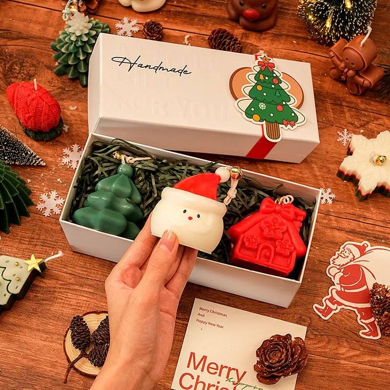🎅Christmas Early Discount 50% Off✨Handmade Christmas Scented Candle Gift Set: A Festive Essential for Atmosphere & Gifting🕯️🎄