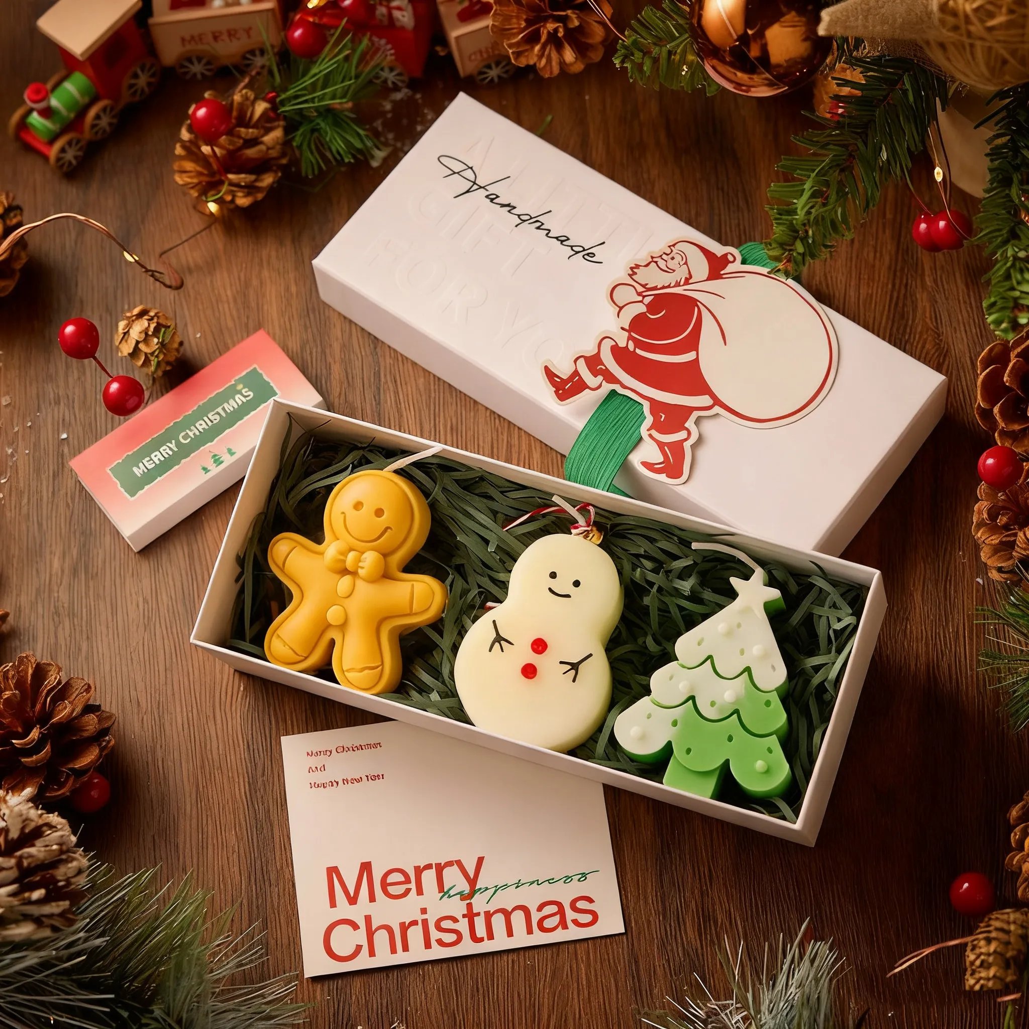 🎅Christmas Early Discount 50% Off✨Handmade Christmas Scented Candle Gift Set: A Festive Essential for Atmosphere & Gifting🕯️🎄