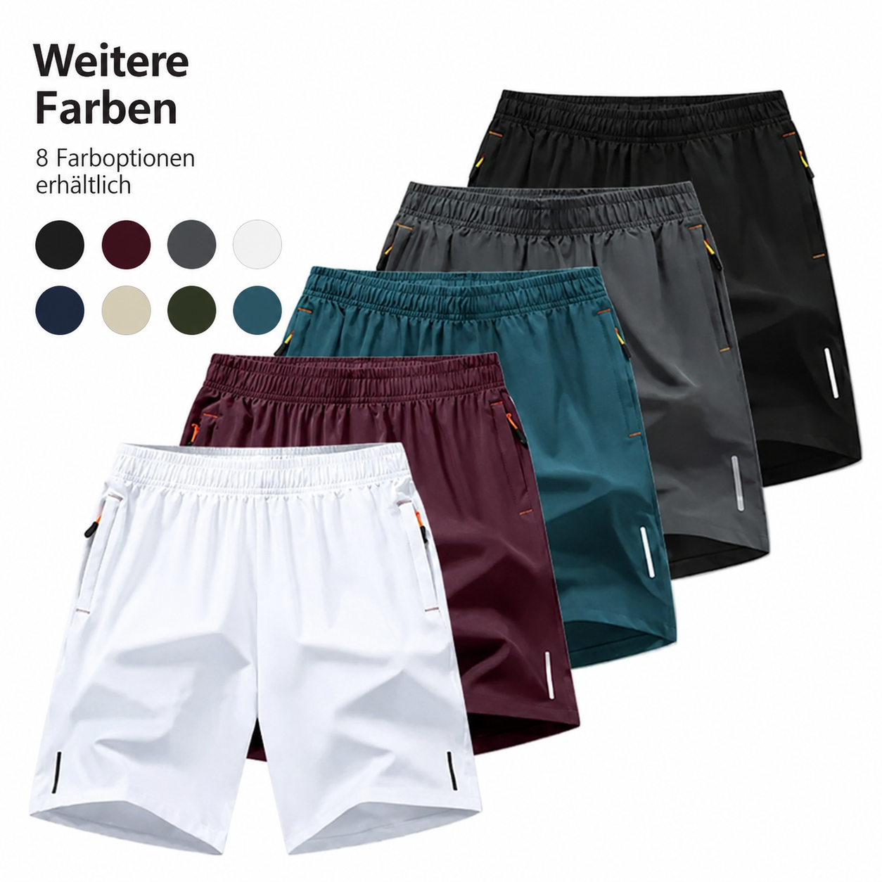 🎉 5er-Pack Herren-Shorts für den ganzen Sommer