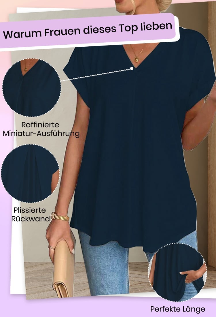 Das perfekte T-Shirt für Frauen, die mühelosen Stil und eine schmeichelhafte Silhouette möchten