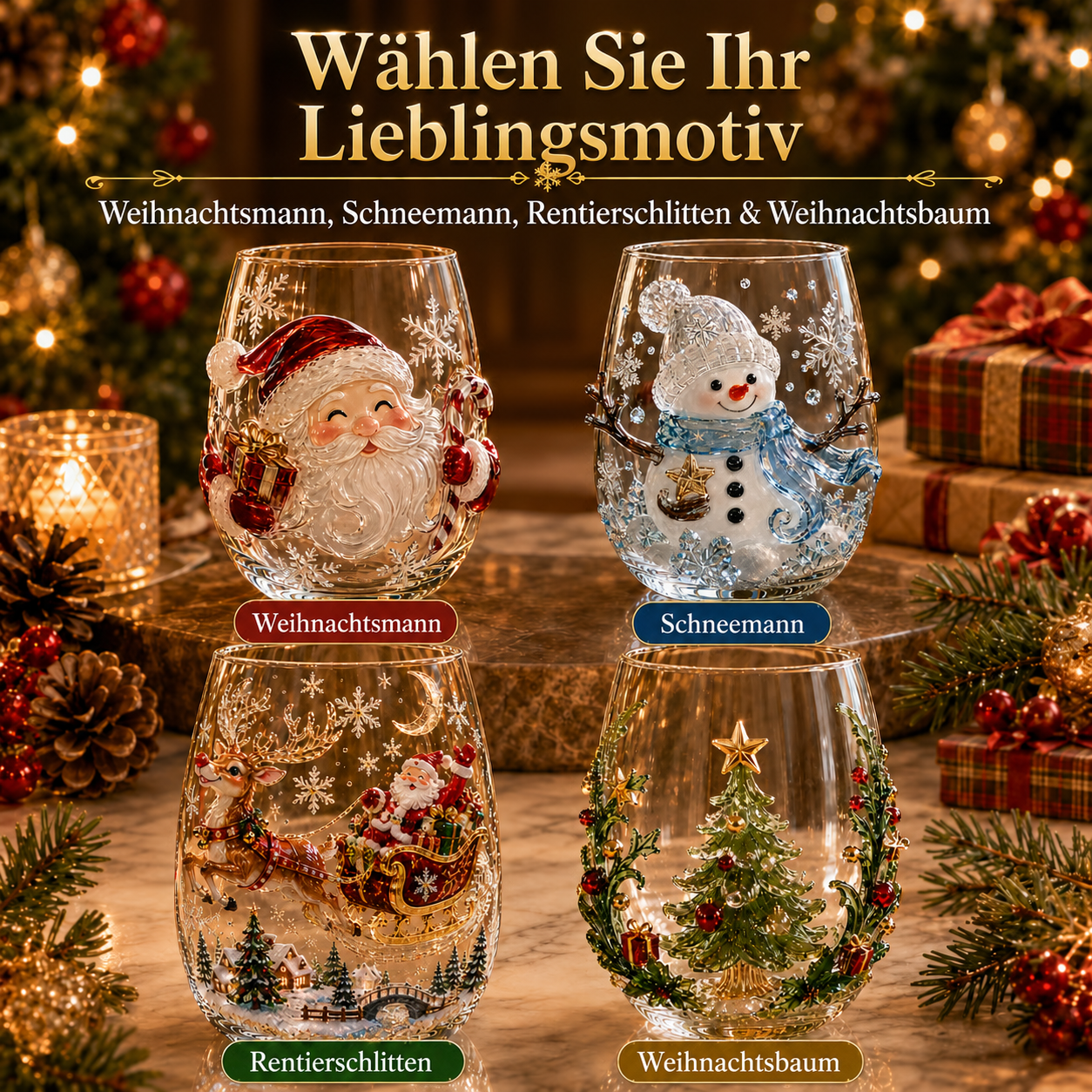 Auswahl der deutschen Weihnachtsmotive