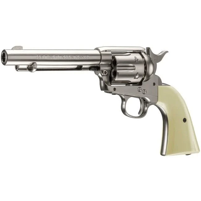 Colt Colt Peacemaker SAA BB Revolver BB - Nickel Finish-Toy
