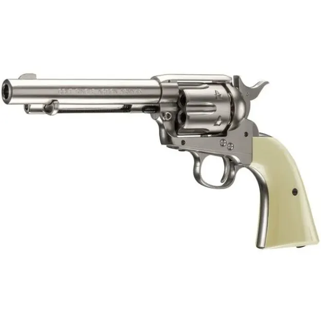 Colt Colt Peacemaker SAA BB Revolver BB - Nickel Finish-Toy