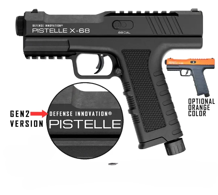 GEN2 Defense Pistol 35-50 Joules: Pistelle X-68 Upgraded Seals &Toy