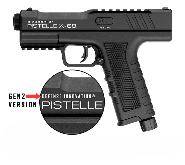 GEN2 Defense Pistol 35-50 Joules: Pistelle X-68 Upgraded Seals &Toy